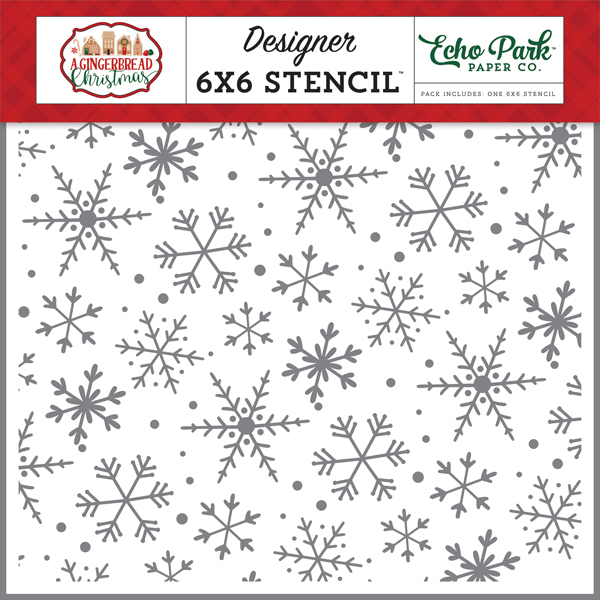 GC221033 Magical Snowflakes Stencil
