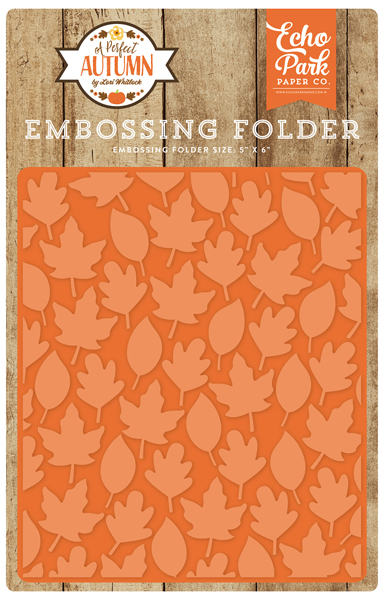 APA132032 Embossing Folder - Autumn Leaves