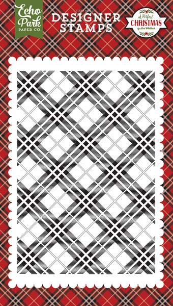 APC135045 Holiday Plaid Stamp