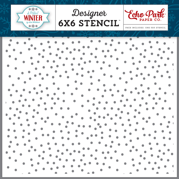 APW136035 Sweet Snowflakes Stencil