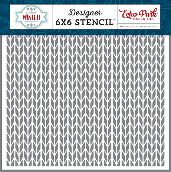 APW136036 Knitted Sweater Stencil