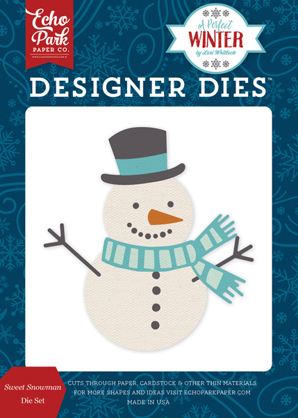 APW136040 Sweet Snowman Die Set