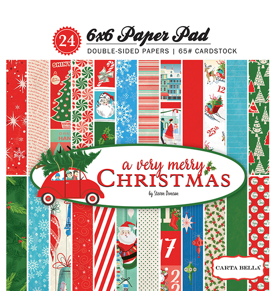CBVMC72015 A Very Merry Christmas 6x6 Paper Pad