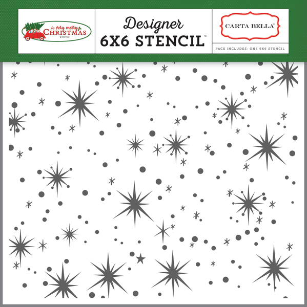 CBVMC72034 Christmas Sky Stencil