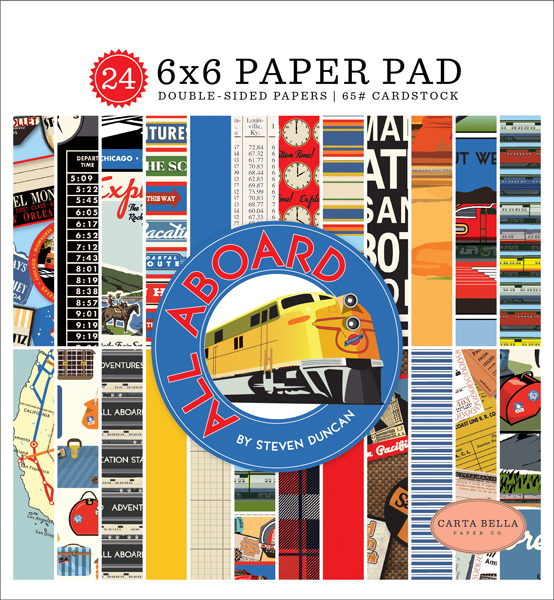 CBAA101023 All Aboard 6x6 Paper Pad