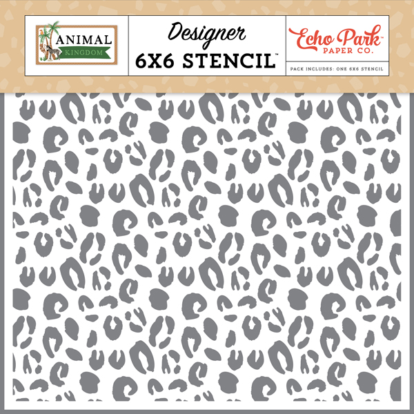 AK259035 Cheetah Stencil