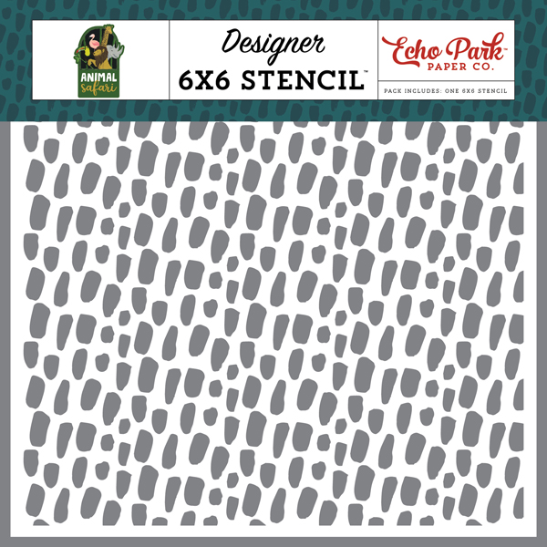 ZOO167034 Cheetah Spots Stencil
