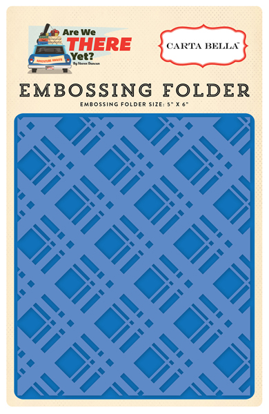 CBAW67031 Embossing Folder - Bold Plaid