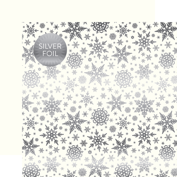 CBFWW001 White Winter Wonderland Foil - Silver