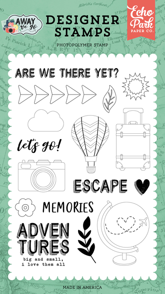 AWG270045 Let's Go Stamp Set