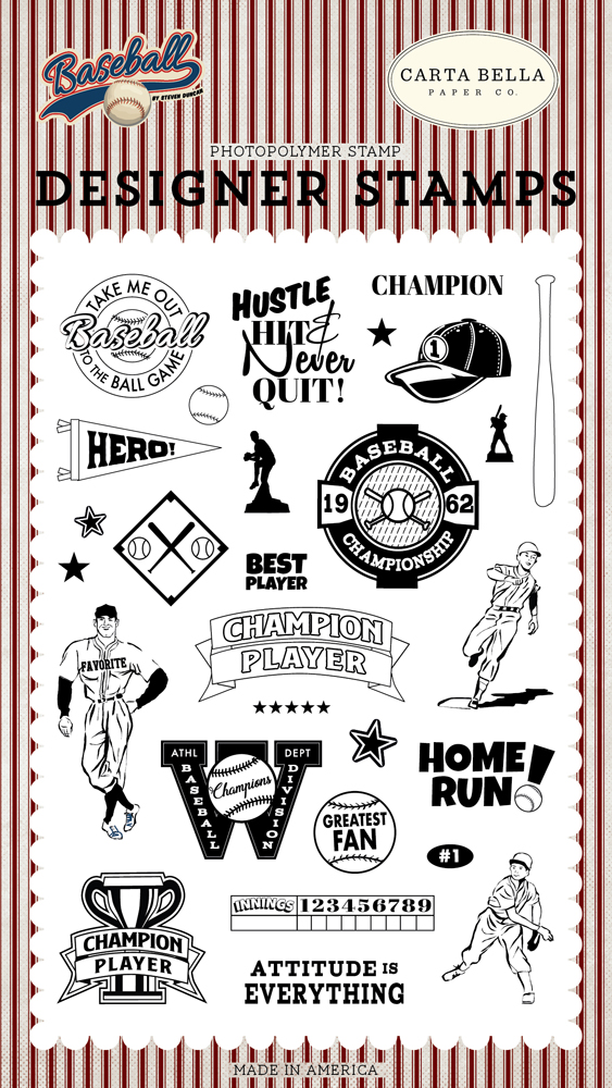 CBBA95040 Champion Player 4x6 Stamp