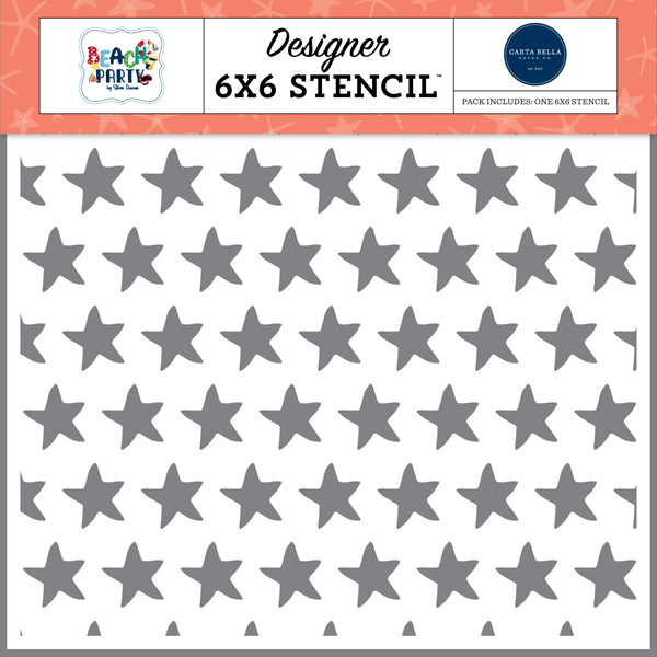 CBBE149034 Summer Loving Starfish Stencil