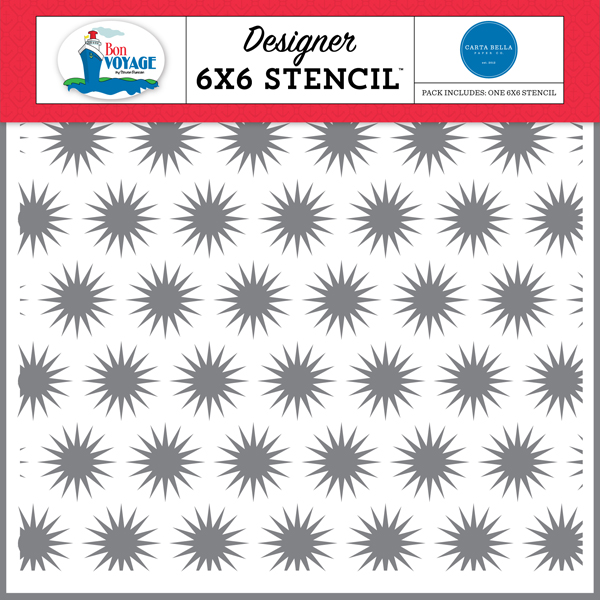 CBBV161036 Sunny Bursts Stencil