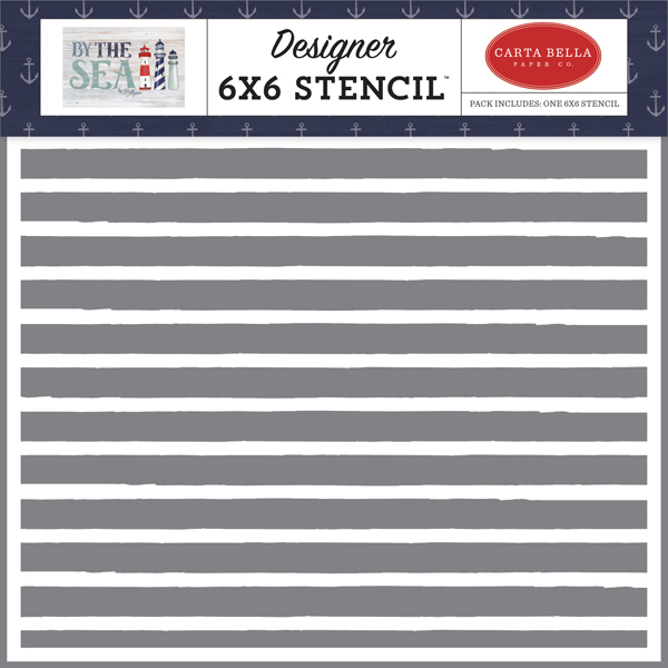 CBBS120033 Coastal Shiplap Stencil