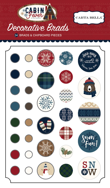 CBCF73020 Cabin Fever Brads