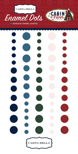 CBCF73028 Cabin Fever Enamel Dots