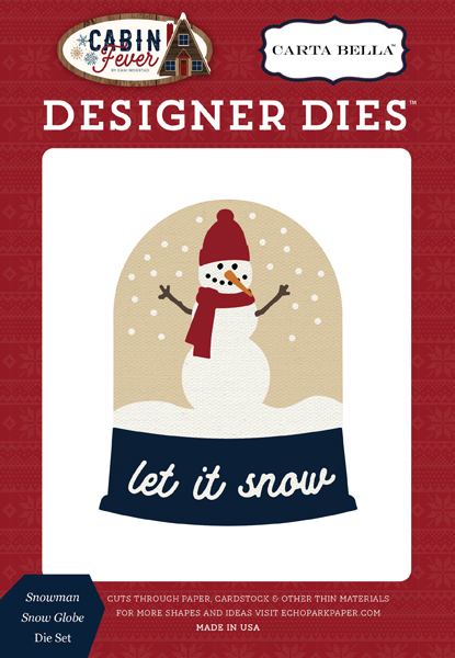 CBCF73041 Snowman Snow Globe Die Set