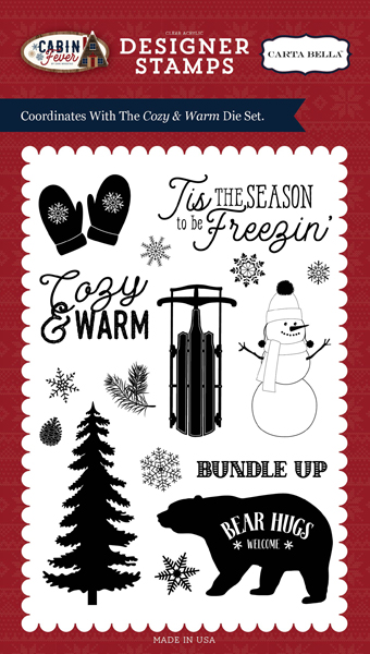 CBCF73044 Cozy & Warm Stamp