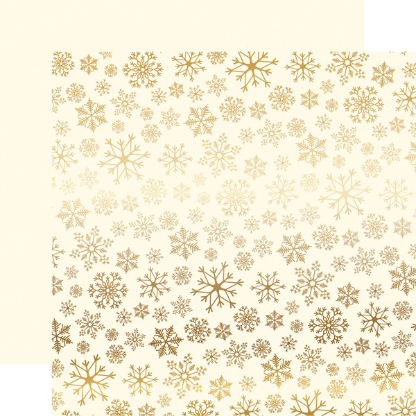 CBGSN001 Snowflake Flurry Gold Foil
