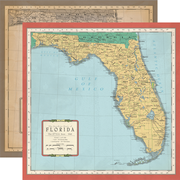 CBCA97005 Florida Map