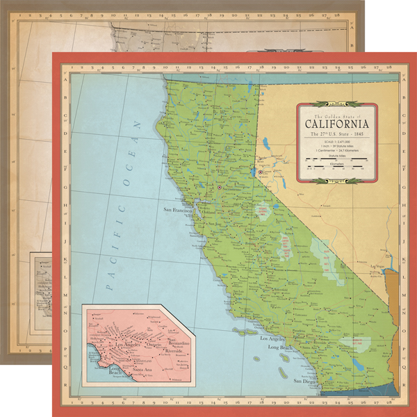 CBCA97006 California Map
