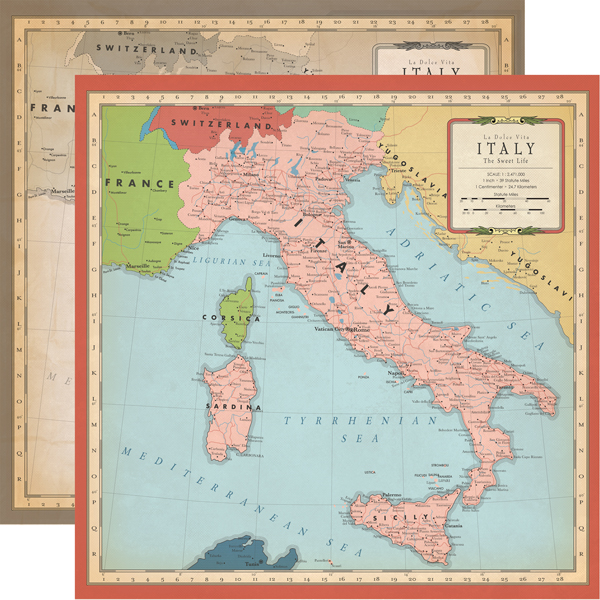 CBCA97009 Italy Map