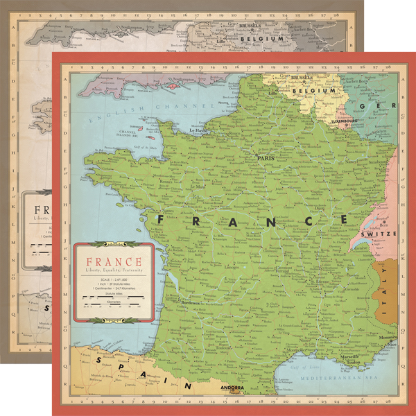 CBCA97010 France Map