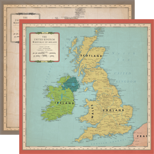 CBCA97012 Great Britain Map