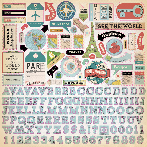 CBCA97014 Cartography No. 1 Element Sticker