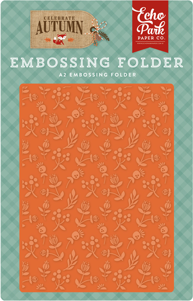 CAU158031 Embossing Autumn Florals
