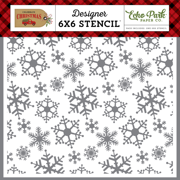 CCH159036 Magical Snowfall Stencil