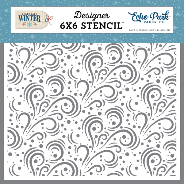 CW162033 Jack Frost Stencil