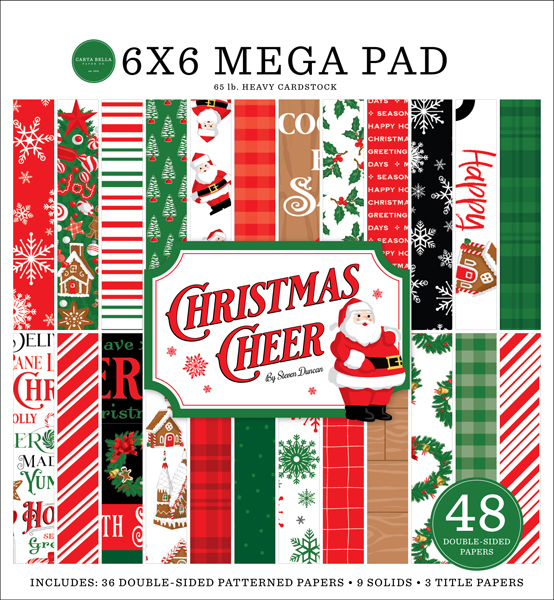 CBCHR141031 Christmas Cheer 6x6 Mega Pad