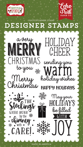 CM254043 Warm Holiday Wishes Stamp Set