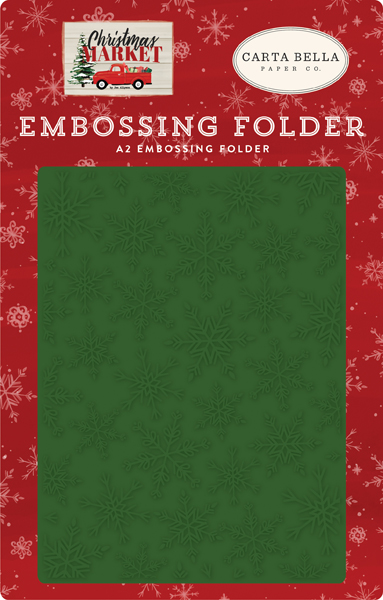 CBCM106032 Market Snow Embossing Folder
