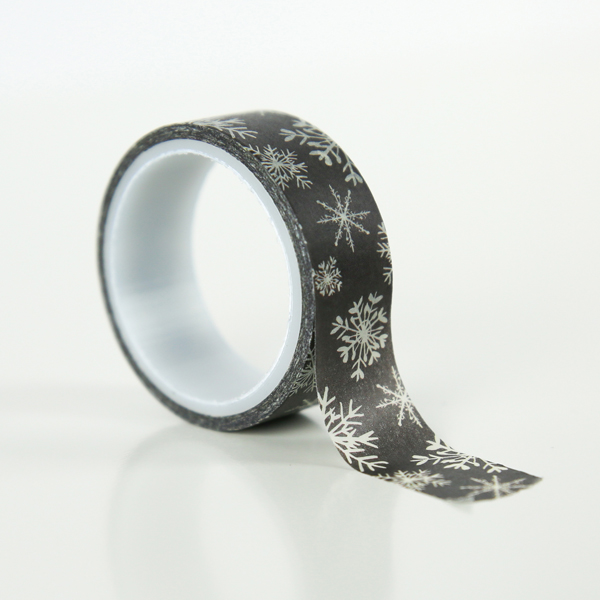 CBCH89027 Chalkboard Snowflakes Decorative Tape