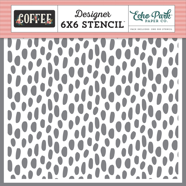 CO164033 Coffee Dot Stencil