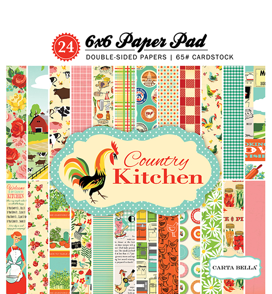 CBCK76015 Country Kitchen 6x6 Paper Pad