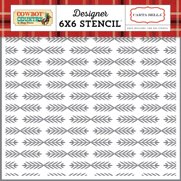 CBCC77034 Wild Wild West Stencil