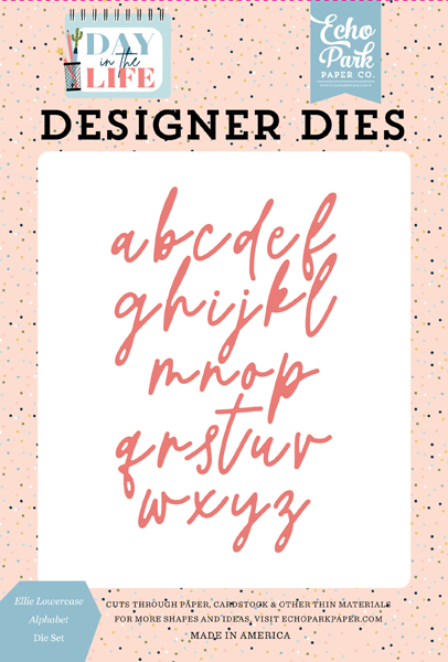 DL260048 Ellie Lowercase Alphabet Die Set