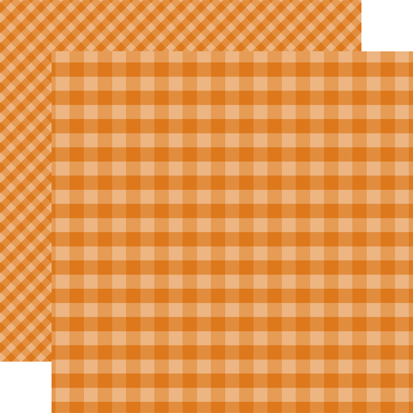 GH18030 Orange Gingham