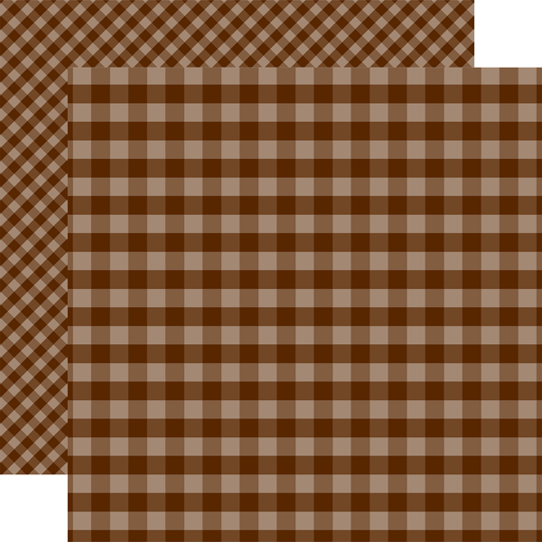 GH18032 Brown Gingham