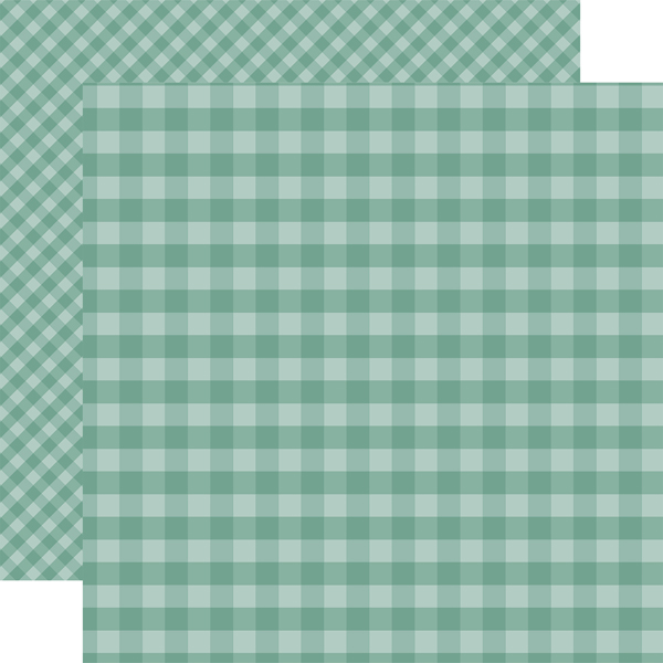 GH18035 Teal Gingham