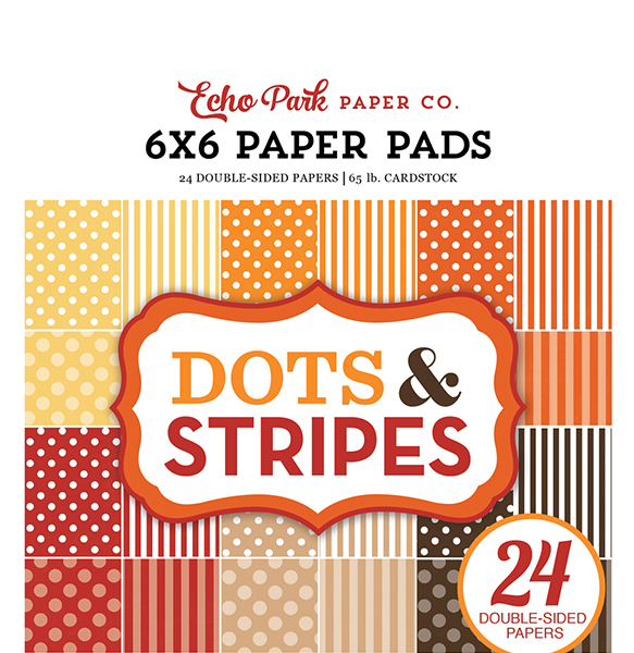 DS170122 Dots Stripes Fall 6x6 Paper Pad