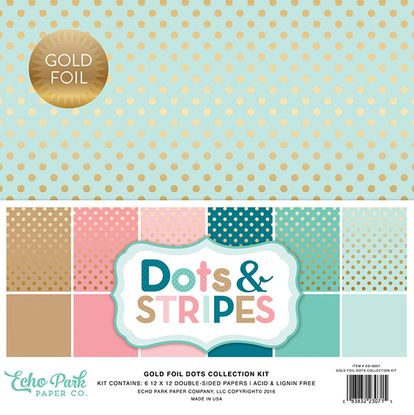 Dot Stripes Gold