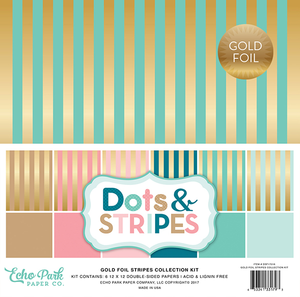 dots stripes gold stripes