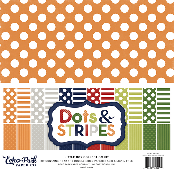 boy dots stripes