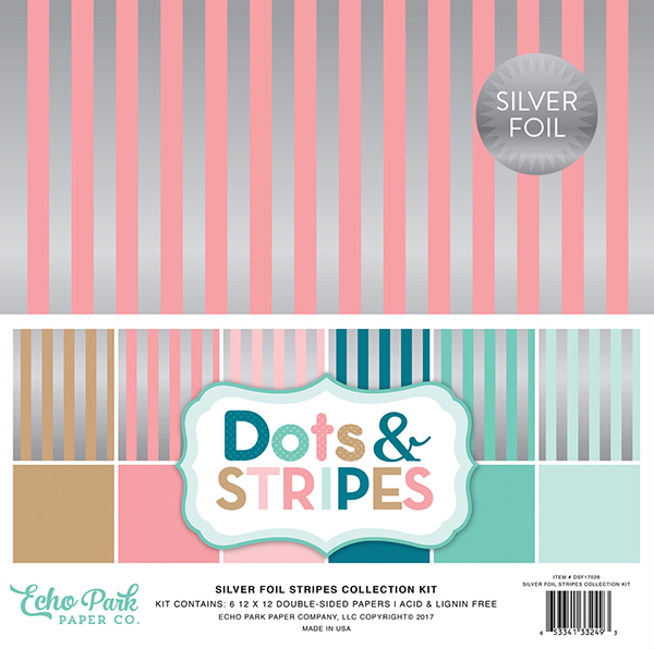 dots stripes silver stripes