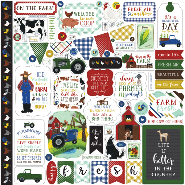 DO182014 Down On The Farm Element Sticker
