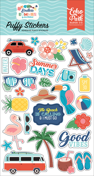 ES274066 Endless Summer Puffy Stickers